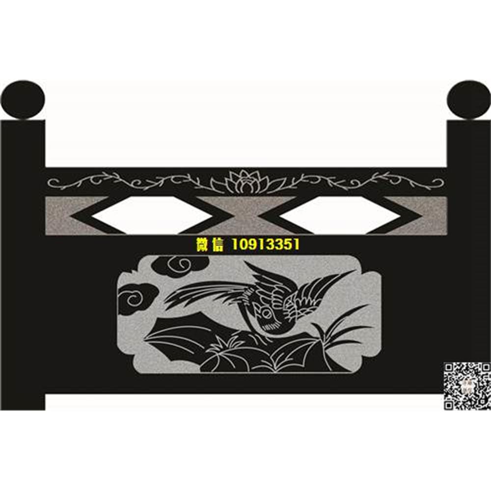 精雕图167花鸟栏板精雕图线雕图线条图单线铣底图_电脑雕刻plt文泰矢量图精雕图浮雕图